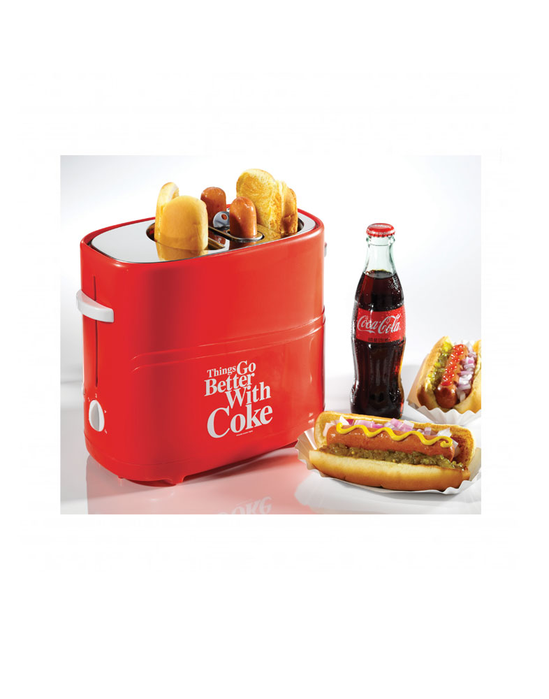 Nostalgic Coca-Cola Hot Dog and Bun Toaster, HDT600COKE 