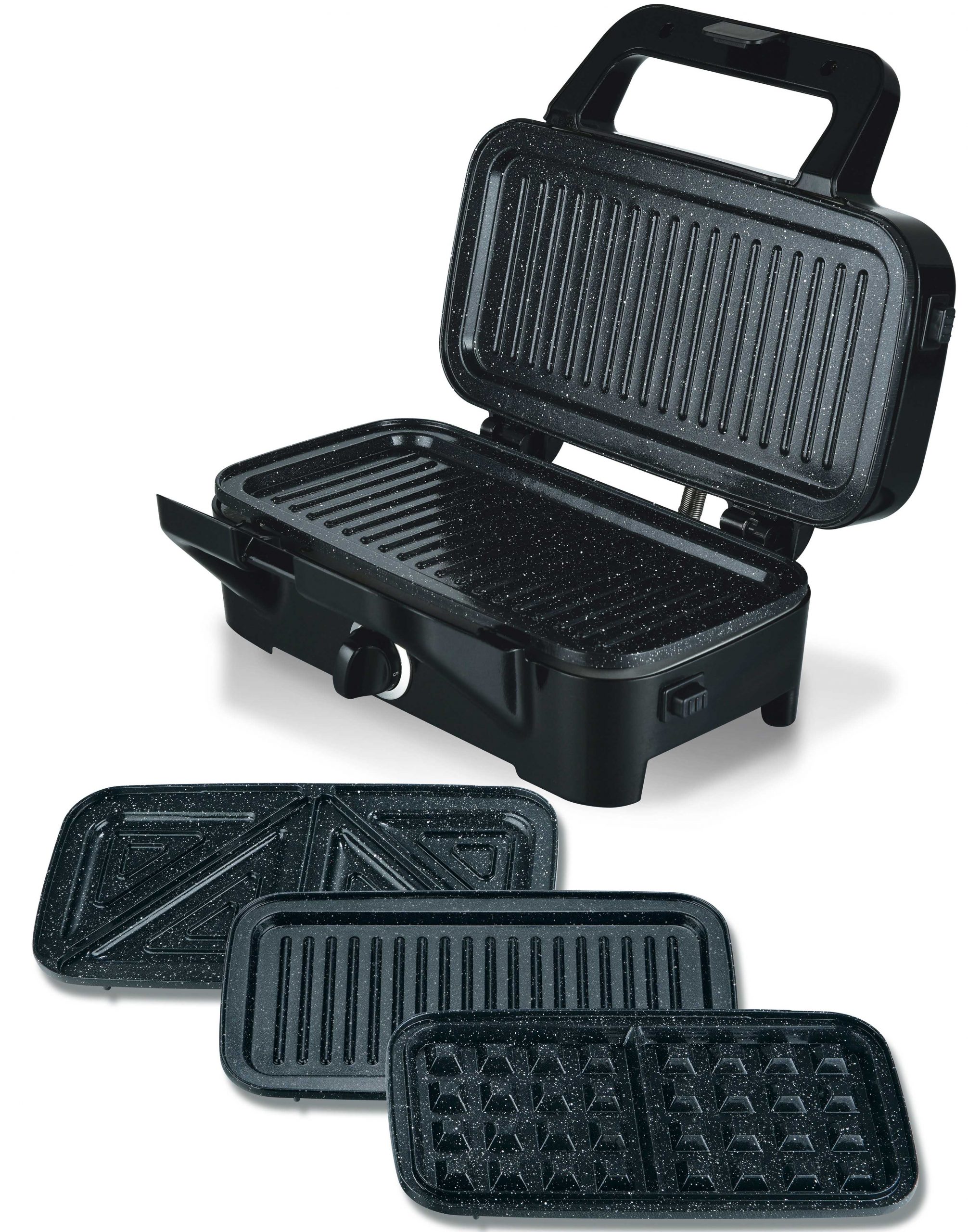 Black+Decker 3-in-1 Waffle, Grill & Sandwich Maker